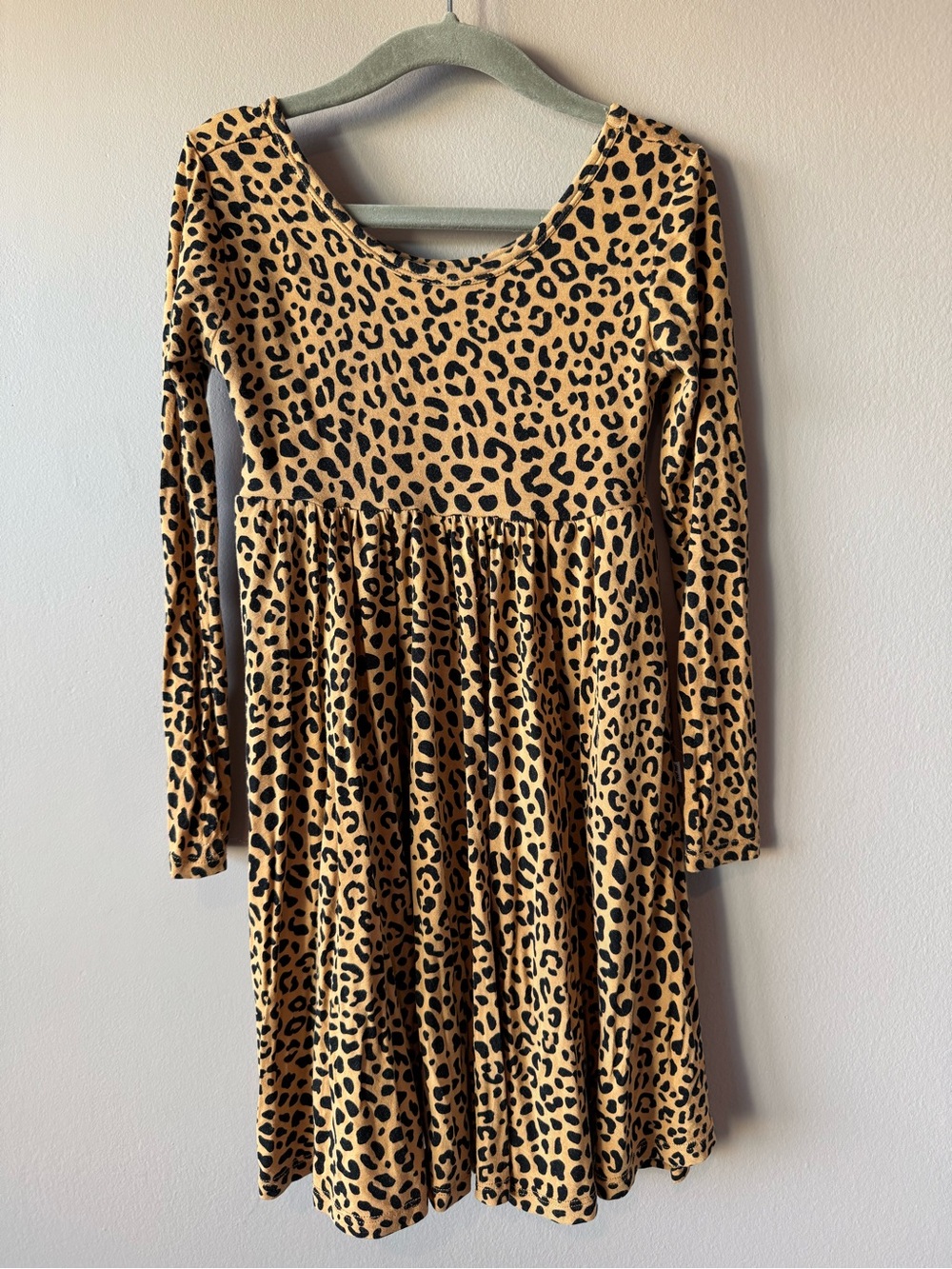 Play by Little Sleepies Bamboo Leopard Print Twirl Dress Size 5 Years